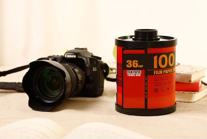 Creative roll film tissue roll film tissue roll film tissue box Creative roll film tissue roll film tissue box
