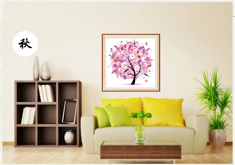 钻石画、皮画实物图
