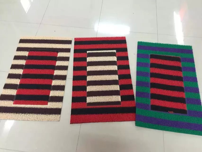 New anti-slip spray silk blanket environmental protection PVC mat office essential cushion silk ring spinning wholesale
