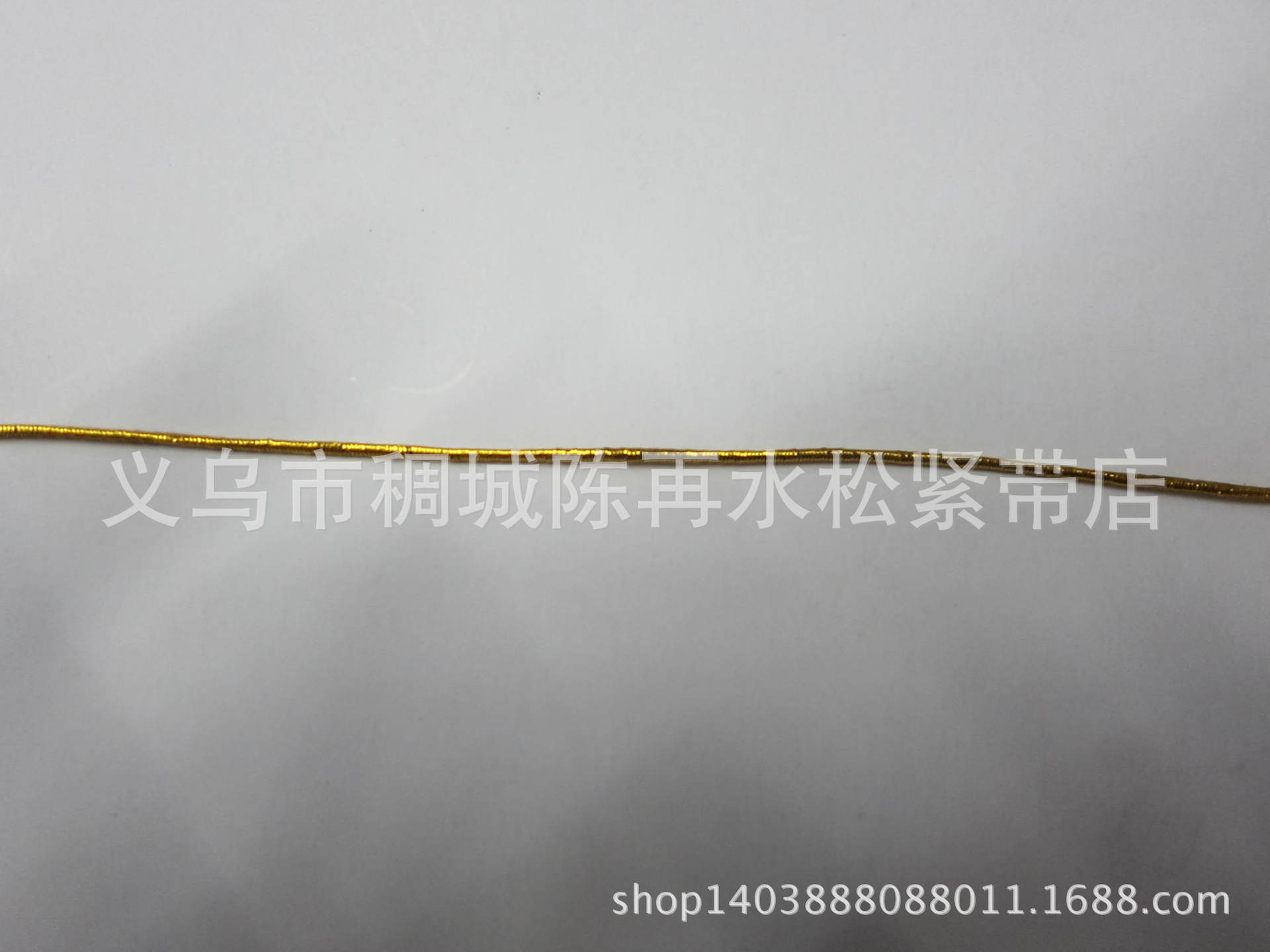 厂家直销0.1CM圆国产金丝 银丝 松紧 适合做吊牌细节图