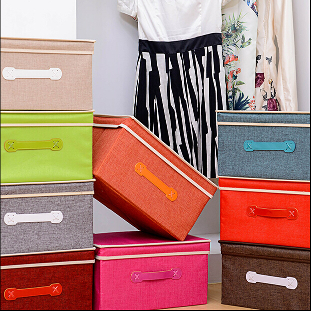 Linen Storage Box Non-Woven Storage Box Organizer Box Utility Box Storage Box
