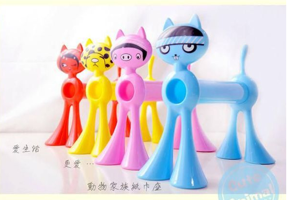 动物家族纸巾抽卷纸架 纸巾架 创意卷纸纸巾架厂家处理细节图