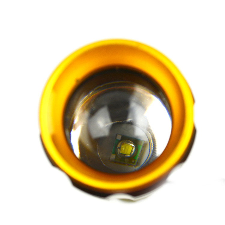 XPE滚动调焦强光手电筒 可调光距手电筒细节图