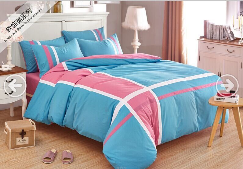 4-piece set, bedding, active, checkered, manufacturer, all-cotton, twill simple Application Scenario