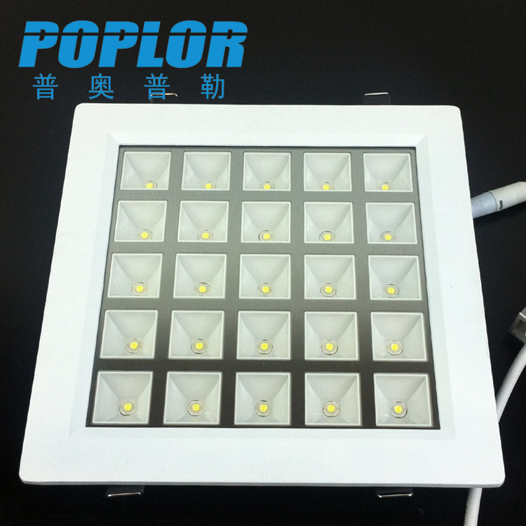 25W LED panel light living room grid light Square right Angle three amp IC constant current drive wide voltage