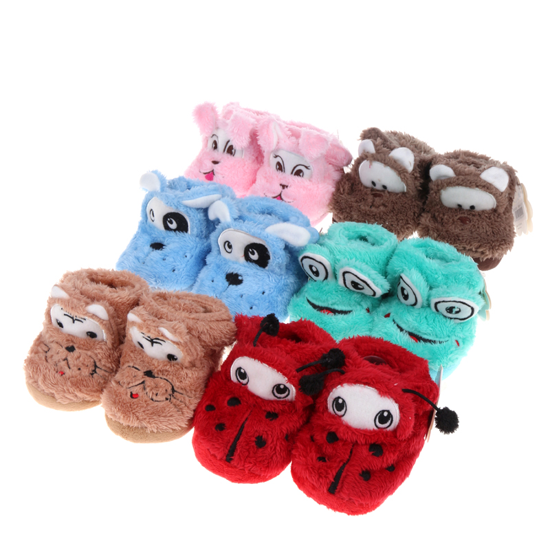 Shirley Baby Beetle Baby shoes Cotton shoes Coral down autumn shoes warm baby shoes