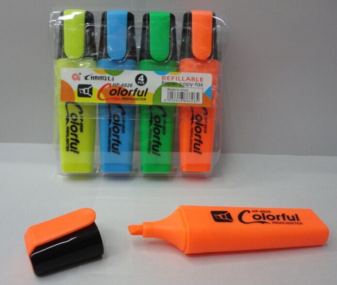 New Tayloe Long stand fluorescent pens in 4 colors with high quality and high quality