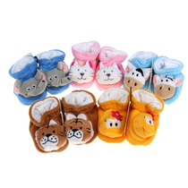 Snow Doll Coral baby shoes Spring and Autumn shoes Warm baby shoes 9003