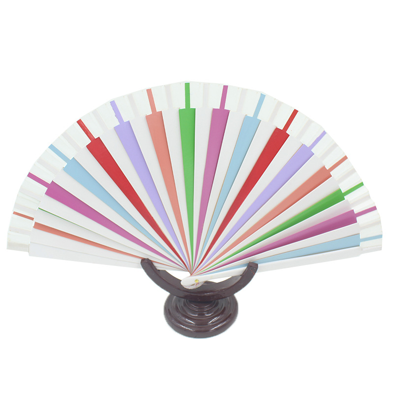 西班牙扇彩虹扇喷漆扇，支持定制。图