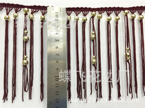 Scarf accessories Latin dance fringe lace hook bead rayon row whisker 13CM polyester