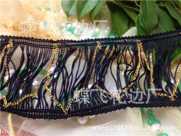 Mesh lace, mesh chain lace, iron chain lace, aluminum chain lace chain chain lace