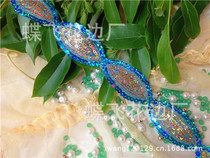 Supply beauty eye lace, sequin lace embroidery lace