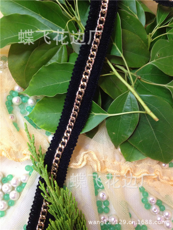 Cotton lace, mesh chain lace, cotton chain lace, aluminum chain lace,