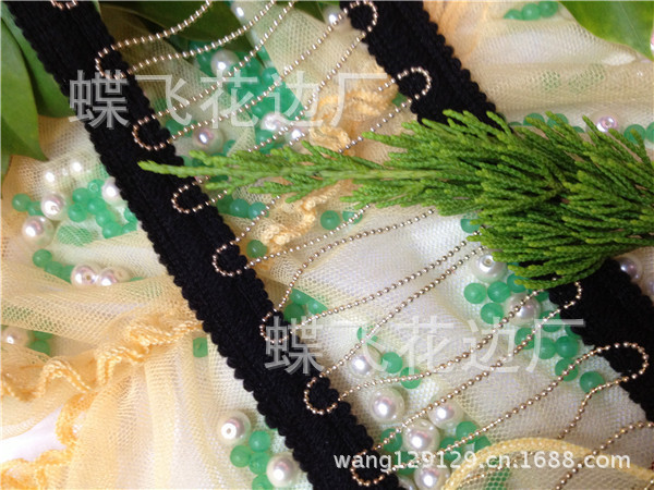 Copper Chain Lace, Mesh Chain Lace, Iron Chain Lace, Aluminum Chain Lace details Picture