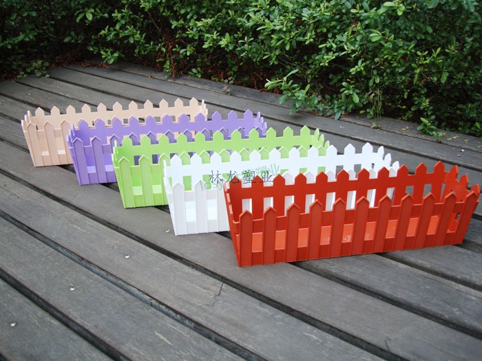 Manufacturers wholesale fence flowerpot new color fence flowerpot balcony flowerpot 203 new thumbnail