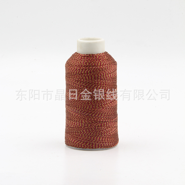 PET film mixed color multi-strand gold and silver wire, 6-strand colored gold and silver wire K-304