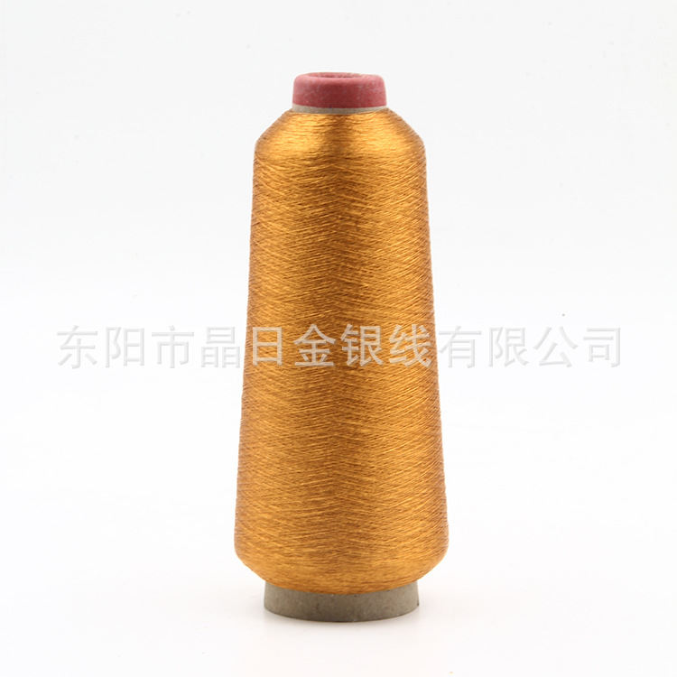 PET film, polyester colored gold and silver thread, fluorescent gold and silver thread, L-86
