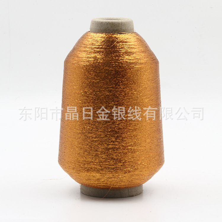 X Double-wrapped colored Gold and Silver Thread MX-09