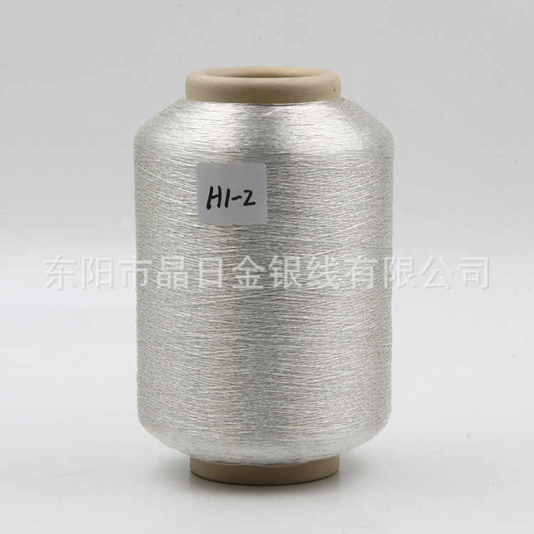 PET film 600D cotton pure silver gold and silver thread Silver gold and silver wire H1-2
