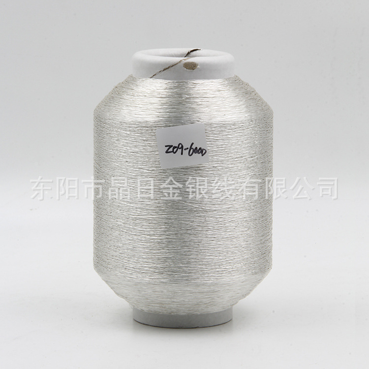 PET film 600D Polyester pure silver gold and silver thread Z09-600D