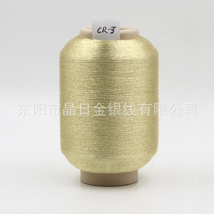 600D cotton core platinum gold and silver thread CR-3