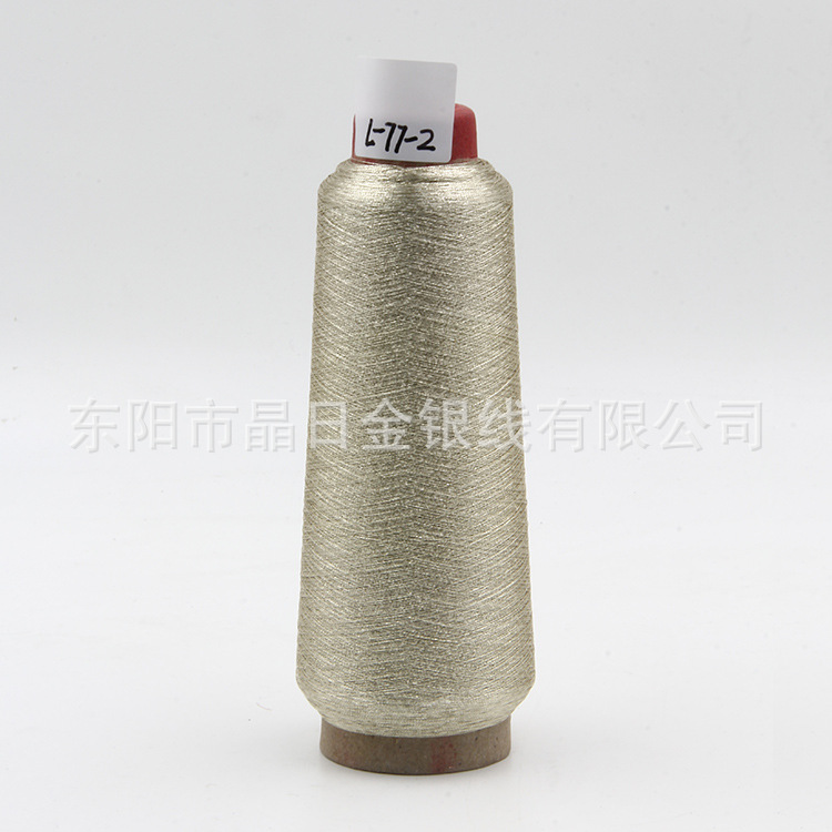 L-77-2 Light gold and silver lines