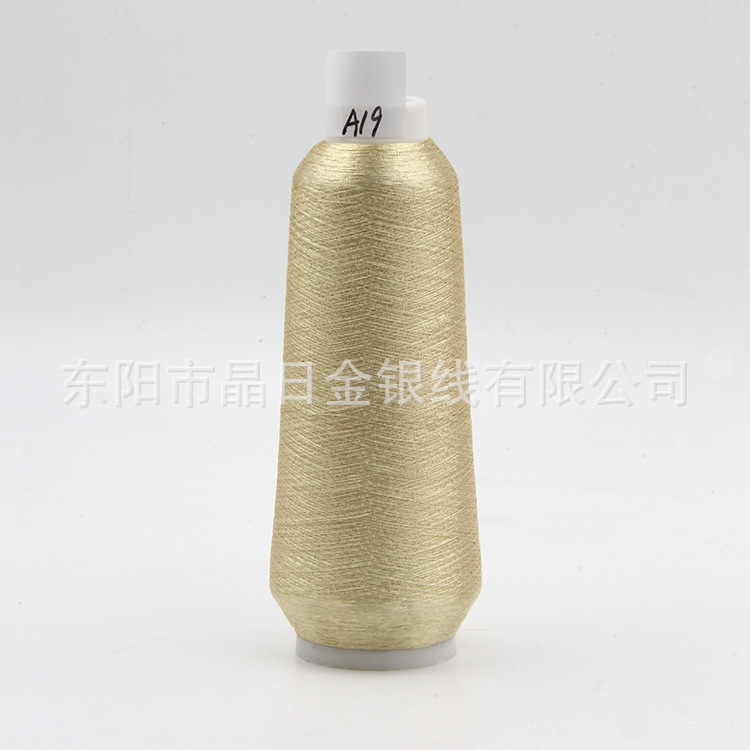 A19 淡白金白金金银线进口纯银金银丝批发 PET薄膜