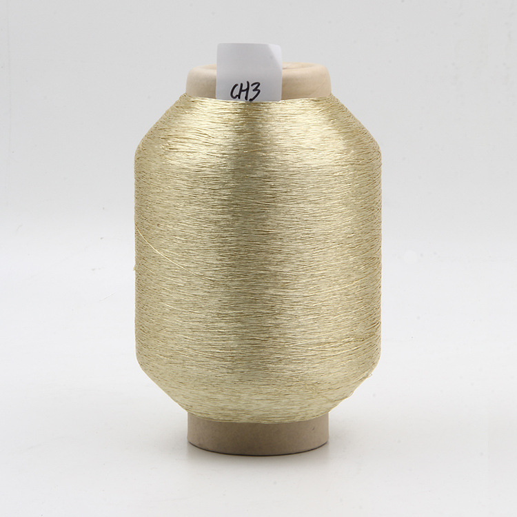PET film 600D cotton pure gold sewing thread gold and silver thread CH3 wholesale one piece