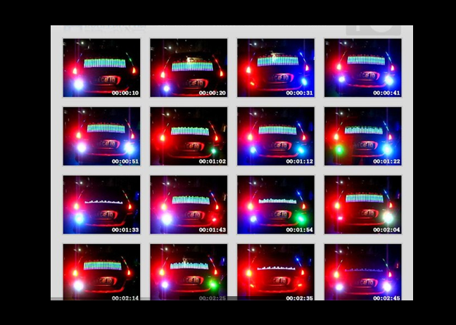 Car music voice controlled rhythm lights Music lights