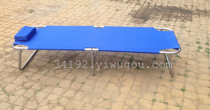 铁管折叠床 户外行军床 沙滩床 陪护午休床细节图