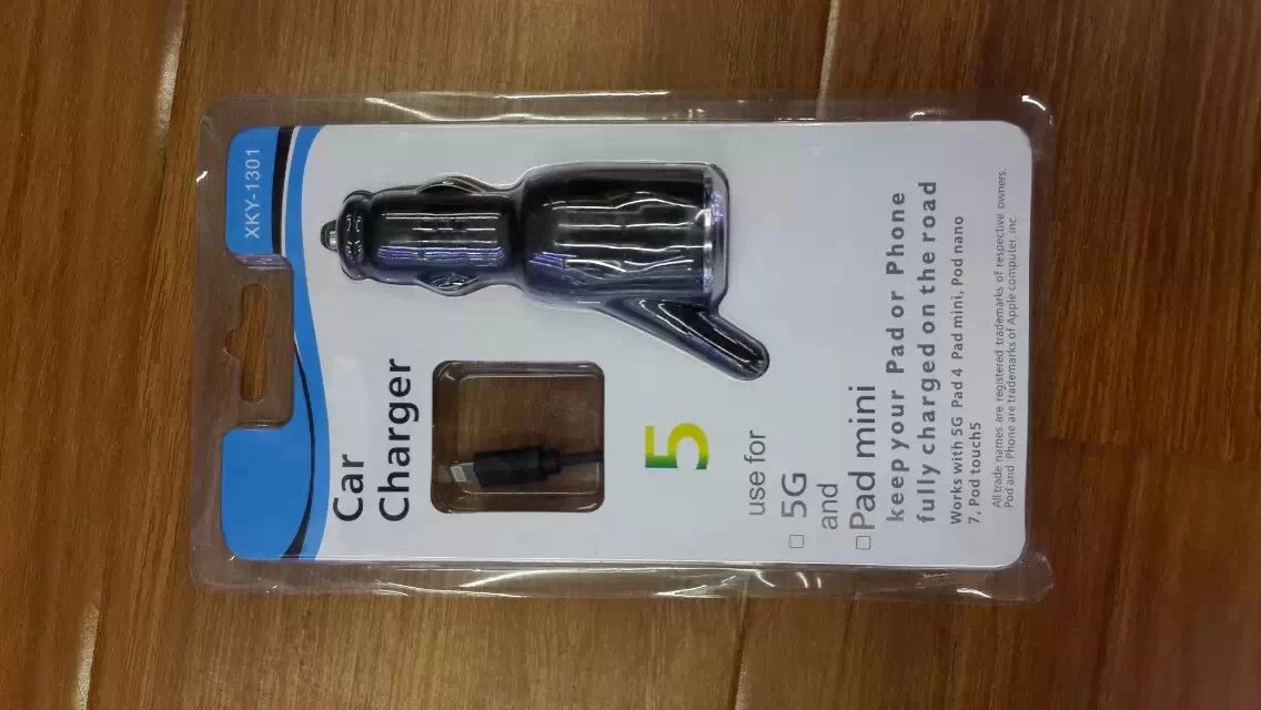 苹果充电器5/5S 酒瓶车载充电器
