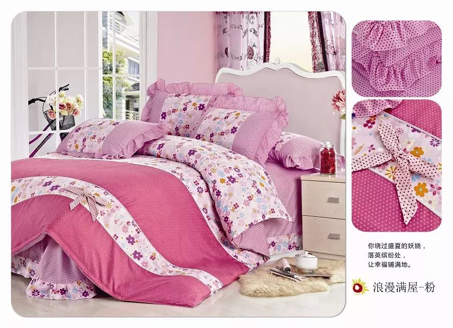 4-piece set, bedding, diamond fleece manufacturer, cheap, brushed, printed, foreign trade Application Scenario