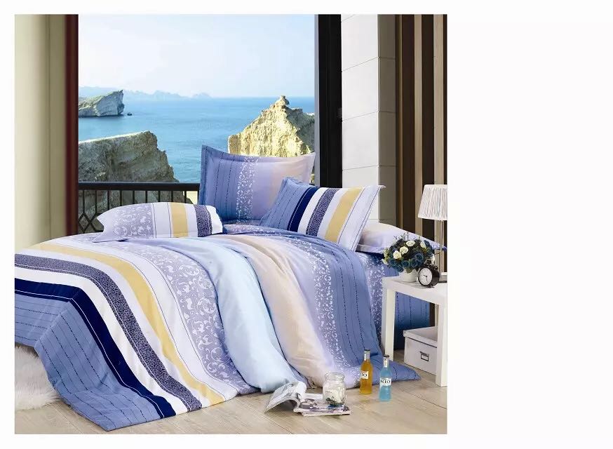 4-piece set, bedding, diamond fleece manufacturer, cheap, brushed, printed, foreign trade Specification image