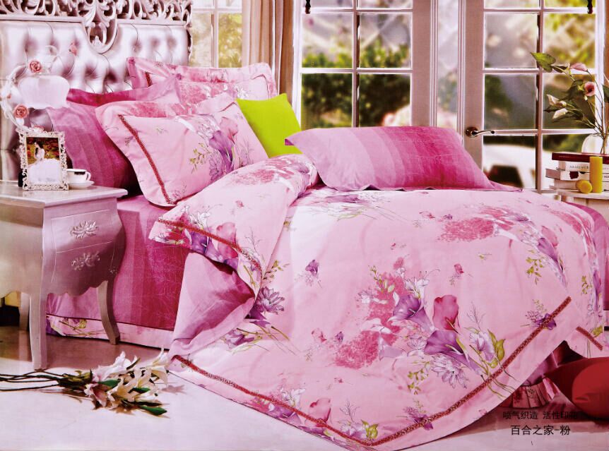 4-piece set, bedding, active cashmere cotton, manufacturer's brushed 120g, thickened details Picture