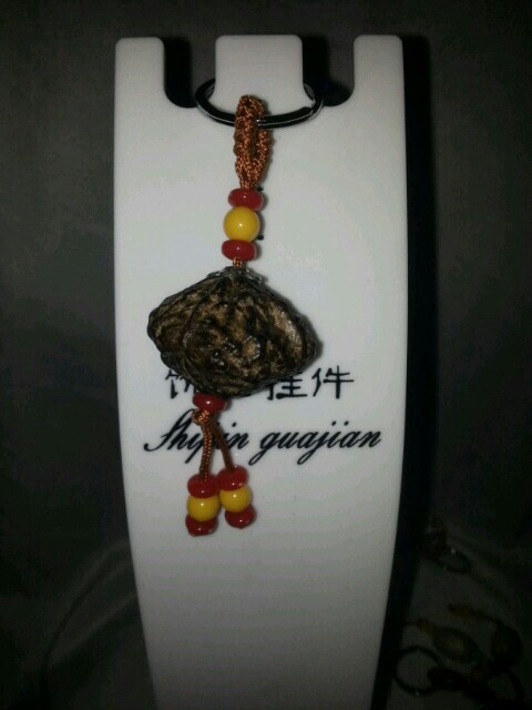 汽车钥匙扣天然菩提佛保平安 厂家直销产品图