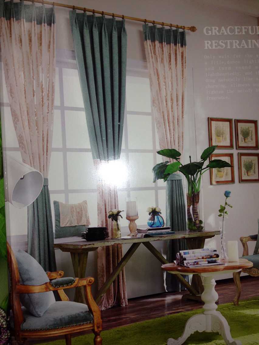 【 Haina 】 Modern and simple semi-shading dark flower series Finished customized version Application Scenario