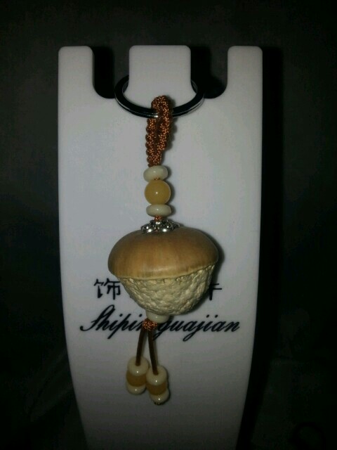 汽车钥匙扣天然菩提佛保平安 厂家直销