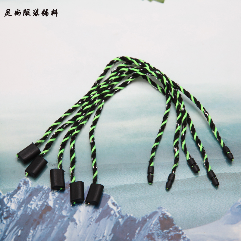 粗线带一根银丝吊粒现货服装服饰配件服装辅料