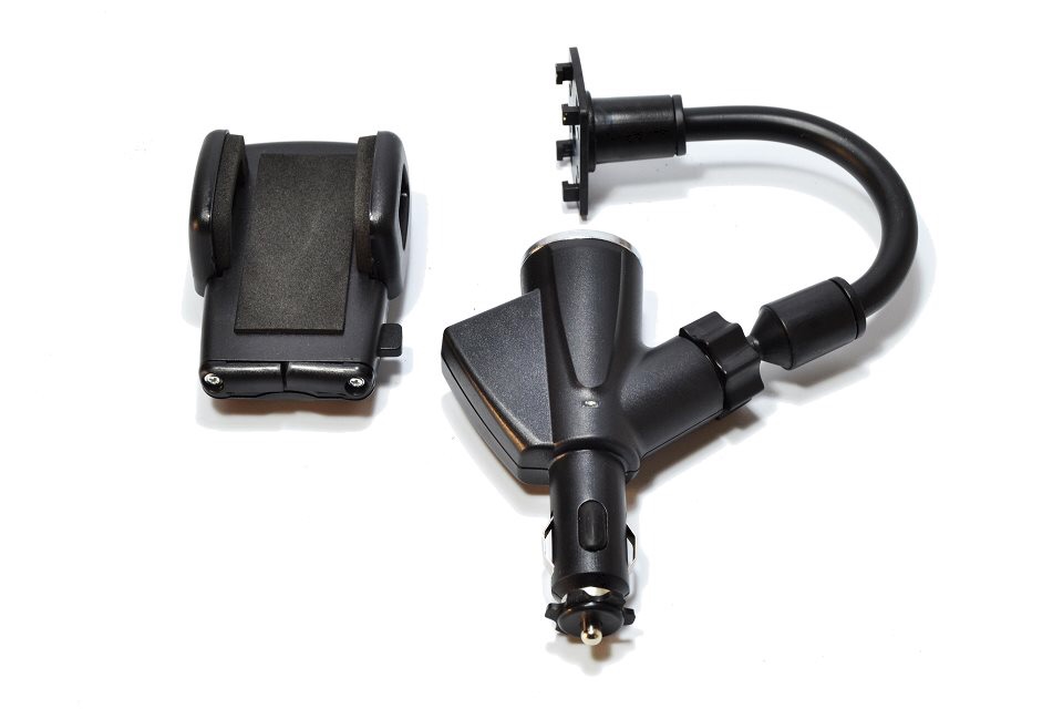 车载手机支架苹果点烟器手机架多功能手机架带点烟孔细节图