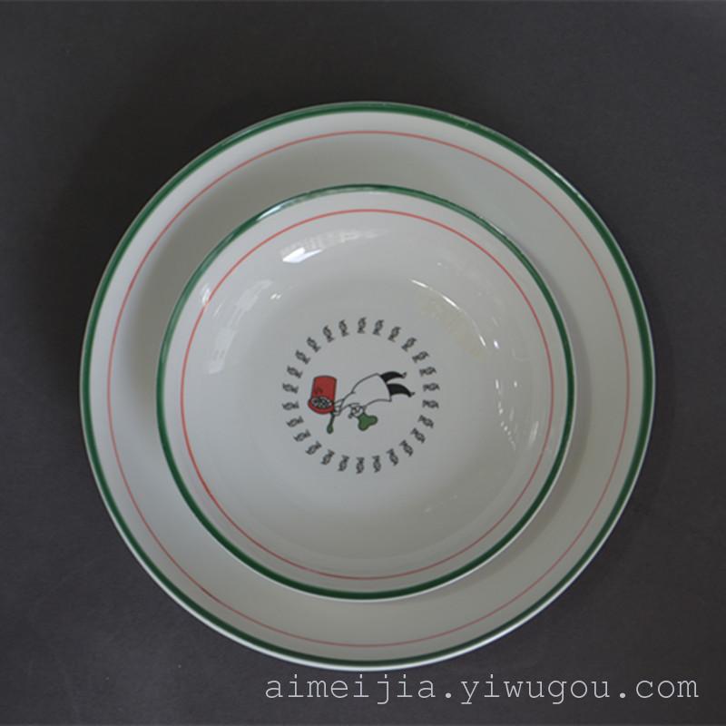 Manufacturers Direct Supply 5 Sets Set Plate Ceramic Bowl Gift Packaging Application Scenario