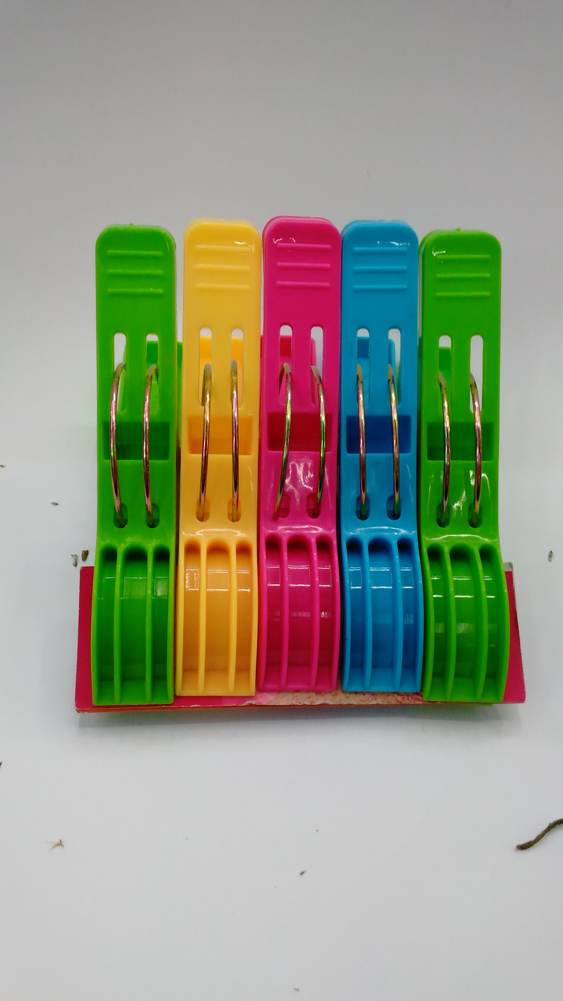 塑料强力防风晒被子大夹子5个装衣服晾晒夹