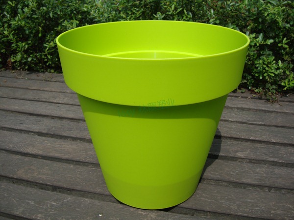 Manufacturers wholesale new simple flowerpot imitation ceramic color flowerpot European simple flowerpot L1-L4