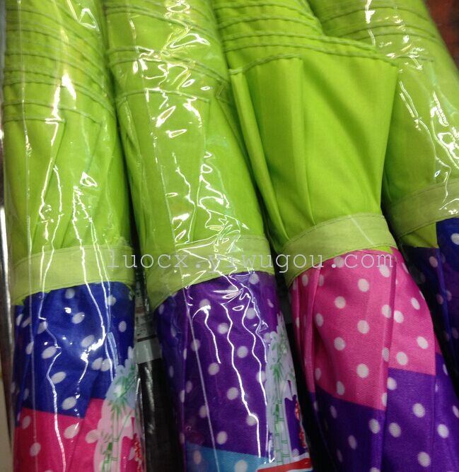 Colorful waterproof straight-pole umbrella details Picture