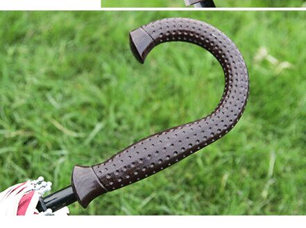 Polyester striped checkered umbrella details Picture