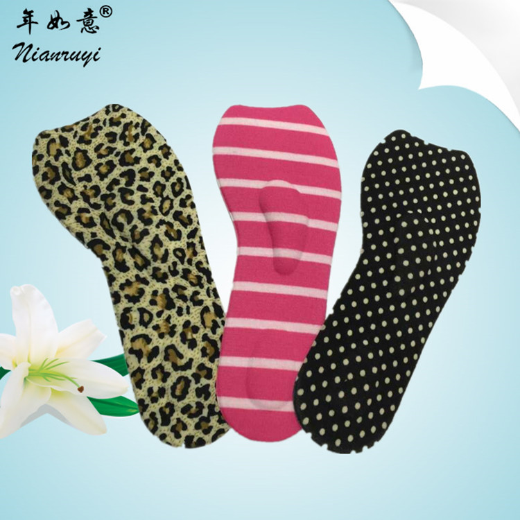 Fish Mouth Women's Shoes High Spring Memory Sponge Seven And A Half Padded Heels Arch Massage Insole Specification drawing