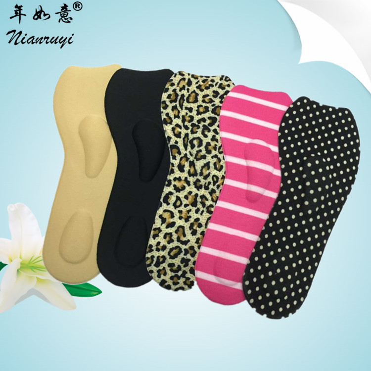 Fish Mouth Women's Shoes High Spring Memory Sponge Seven And A Half Padded Heels Arch Massage Insole details Picture