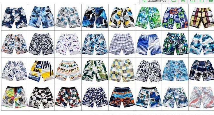 Wholesale of large-sized quick-drying men's beach pants, sports shorts and camouflage casual capri pants Application Scenario