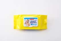 厂家直销80片加盖婴儿湿巾 宝宝清洁湿巾 护理湿巾