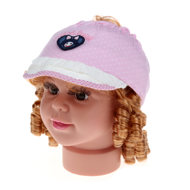Shirley Doll lace top hat, bunched top hat, children's hat, Sunshade hat A-446