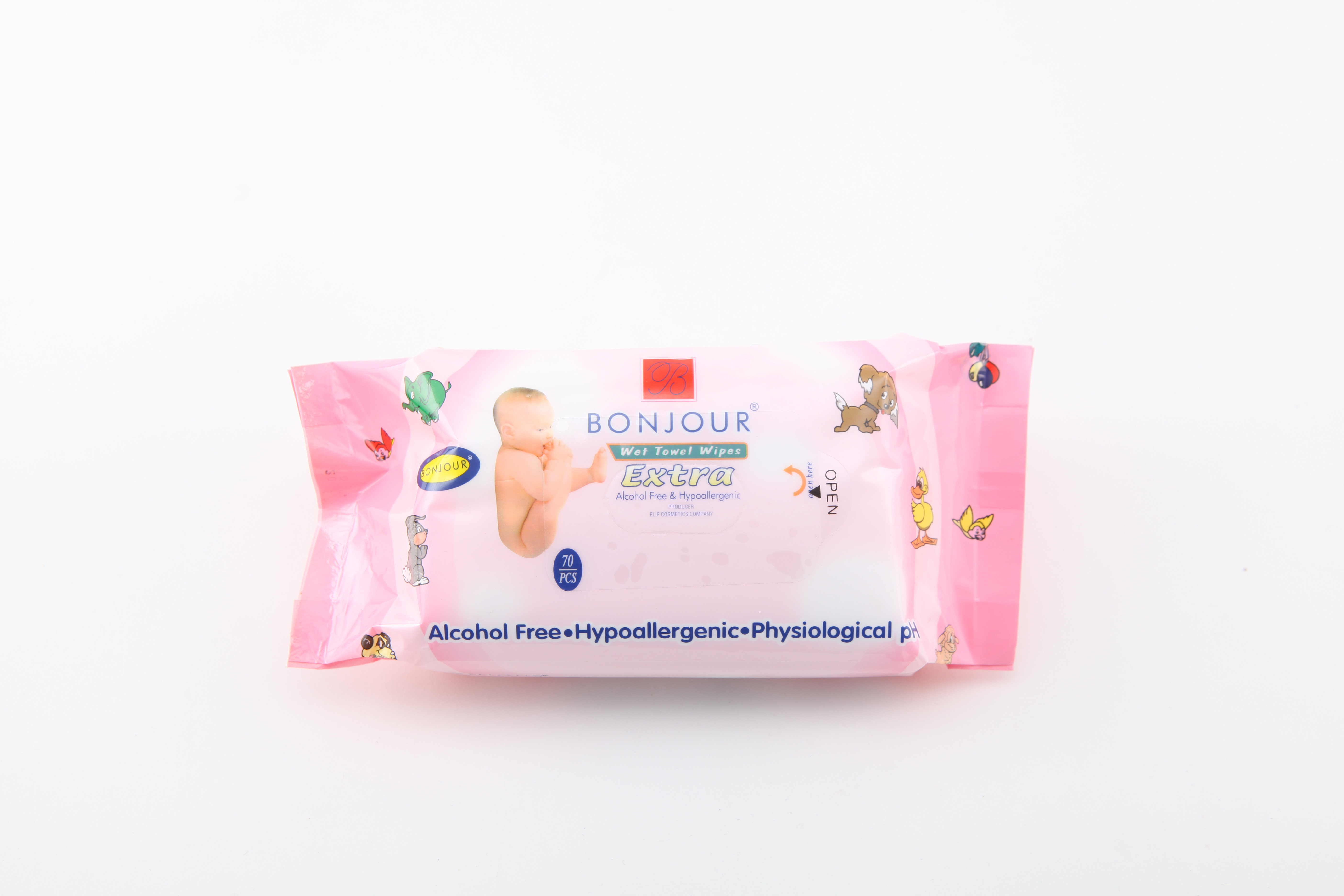 厂家直销80片婴儿湿巾/宝宝清洁湿巾/护理湿巾细节图